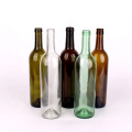 Wholesale Empty 750ml round glass liquor wine juice  bottle with cork